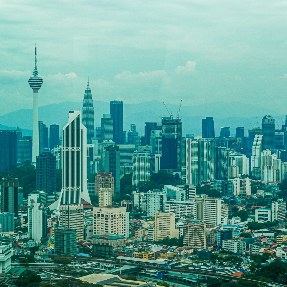 Kuala Lumpur skyline featuring the KL Tower