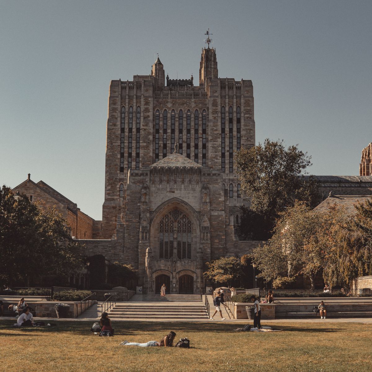 Historic building at Yale University in New Haven